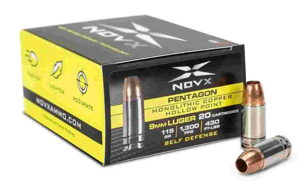 A picture of https3A2F2Fmedia.chattanoogashooting.com2Fimages2Fproduct2FNQ9CP115202FPentagon2520115gr25209mm2520Packaging2520image with USA Gun Store