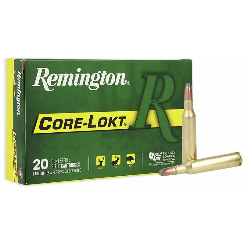 REMINGTON Core-lokt Rifle Ammunition .257 Roberts +p 117 Gr Sp 2650 Fps 20/ct