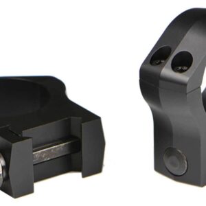 Warne 2-Piece Picatinny Style Mountain Tech Scope Rings 1" Medium - Matte
