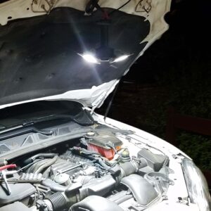 A picture of 00177s car with USA Gun Store