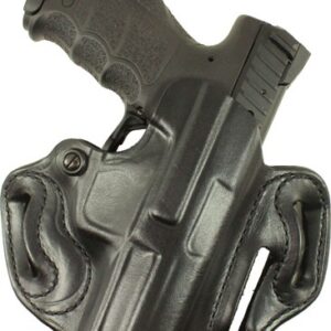 DESANTIS SPEED SCABBARD HOLSTR - RH OWB LEATHER M&P 9/40/45C BL