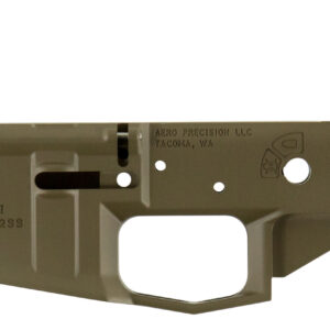 Aero Precision APAR600002C M4E1 Receiver Multi-Caliber Flat Dark Earth Cerakote Finish 7075-T6 Aluminum Material with Mil-Spec Dimensions for AR-15