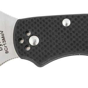 Spyderco BY01GP2 Byrd Harrier 2 3.39" Folding Clip Point Plain 8Cr13MoV SS Blade Black  Textured G10 Handle Includes Pocket Clip