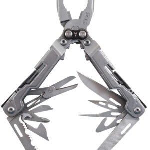 S.O.G SOG-PP1001-CP PowerPint  Stonewashed Stainless Steel 5Cr15MoV Stainless Steel Long Features 18 Tools