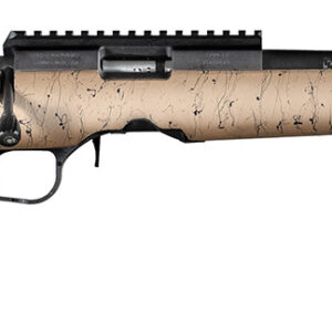 Christensen Arms 8011201300 Ranger  22 WMR 9+1 18" Carbon Fiber/Threaded Barrel, Black Anodized Finish, Tan with Black Webbing Stock