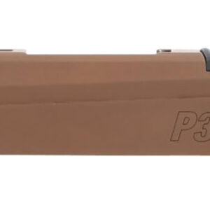 Sig Sauer 8901048 P365  Sig P365/P365XL/P365X 9mm Luger Nitride Coyote Brown Stainless Steel Optic Ready Integrated Compensator Slide XRAY3 Suppressor Sights Compatible With ROMEOZERO ROMEOZERO Elite