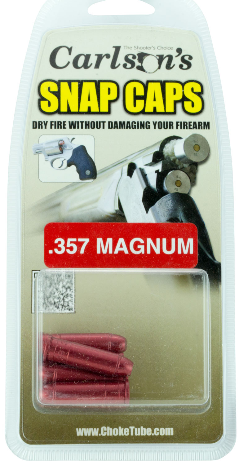 CARLSON'S Choke Tubes 00059 Snap Cap Pistol 357mag 6pack