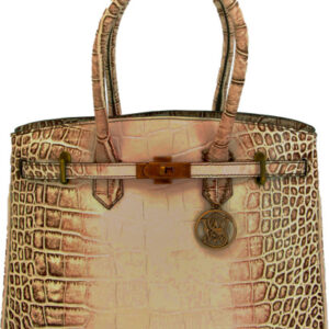 CAMELEON S&W CROC HANDBAG - CONCEALED CARRY PURSE