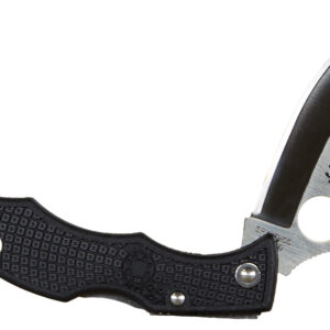 Spyderco  Ladybug 3  1.94" Folding Clip Point Plain VG-10 Stainless Steel Blade FRN Black Handle