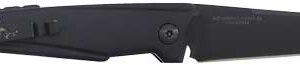 BEAR OPS BOLD ACTION PUSH BTTN - AUTO 4.5" SS/BLACK TANTO BLADE