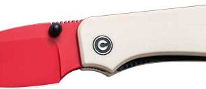 CIVIVI KNIFE BABY BANTER 2.34" - IVORY G10/RED BLADE LINERLOCK