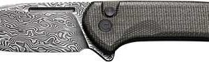 CIVIVI KNIFE CONSPIRATOR 3.48" - DK GREEN MICARTA/BLK DAMASCUS