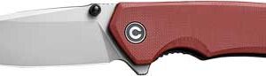 CIVIVI KNIFE BRAZEN 3.46" - BURGUNDY G10/STONEWASHED