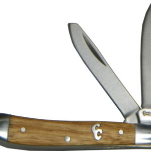 ABKT CATTLEMANS CUTLERY SAGE - BRUSH PEANUT 2-BLADE ZEBRAWOOD