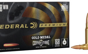FED GOLD MEDAL 308WIN 168GR CENTERSTRIKE 20/10