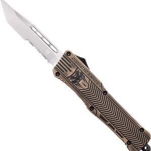 COBRATEC MEDIUM CTK1 OTF - DESERT SAND 3" TANTO SERRATED