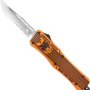 COBRATEC MEDIUM CTK1 OTF - HUNTER ORANGE 3" DROP SERRATED