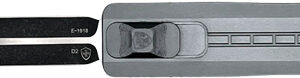 TEMPLAR KNIFE SMALL OTF SIDE - SLIDER 2.75" GREY BLK DGGR D2