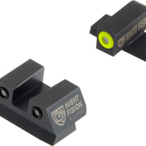 NIGHT FISION TRITIUM YELLOWDOT - SQUARE REAR SIG #8F/#8R SET