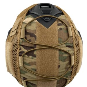 Guard Dog Tactical Level IIIa Ballistic Helmet - Universal Fit | 3.5 Lbs/Per | Black | Multicam Cover