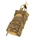 A picture of 0008037 high speed gear taco molle coyote brown radio pouch with USA Gun Store