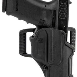 Blackhawk 410703BKR T-Series L2C Non-Light Bearing OWB Black Polymer Belt Slide Fits Colt 1911 w/wo Rail Right Hand