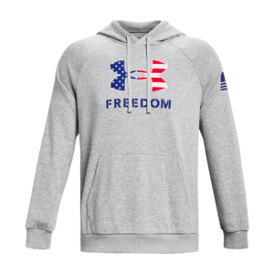UA Freedom Rival Fleece Big Flag Logo Hoodie