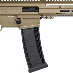 CMMG 94AC80FCT Dissent BR4 *CA Compliant 9mm Luger 10+1 16.10" Black Nitride Threaded Barrel, Coyote Tan Cerakote Picatinny Rail Aluminum Receiver, Magpul SGA Black Polymer Stock