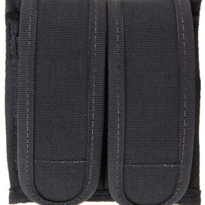 Blackhawk 44AO54BK Universal Mag Case  Double Black Cordura Hook & Loop Belts 2.25" Wide Compatible w/ Double Stack 9mm/40