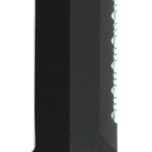 Ka-Bar 2217 Big Brother  9.38" Fixed Clip Point Part Serrated Black 1095 Cro-Van Blade, Brown Leather Handle, Includes Sheath