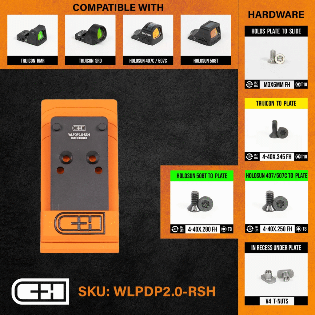 A picture of CHP WLPDP2.0 RSH with USA Gun Store