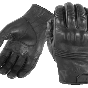 All-Leather Gloves with Knuckle Armor