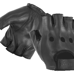 Half-Finger Leather Driving Gloves