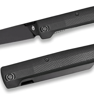 Gerber Gear Pledge Folding Knife - 3.7"" Plain Edge Blade - Omni Gray EDC