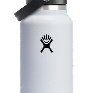 Wide Mouth Insulated Water Bottle w/ Flex Straw Cap