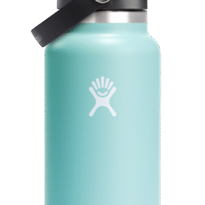 Wide Mouth Insulated Water Bottle w/ Flex Straw Cap