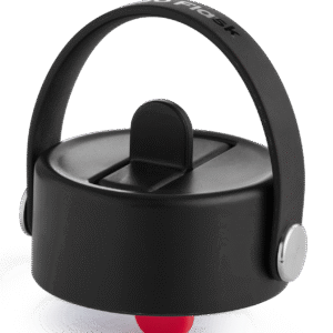 Wide Mouth Flex Straw Cap - Black