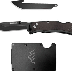 Outdoor Edge 3"" Razor Carry + WalletÂ (2 Blades)