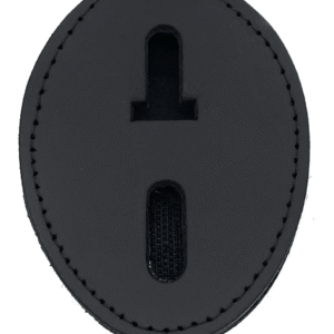 Universal Oval Badge Clip w/ Pocket & Chain