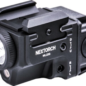 NEXTORCH WL22G COMPACT WEAPON - MOUNTED LIGHT/GRN LASER 650LU