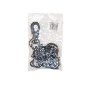 Corrections Key Ring Chain - Length: 30 - Color: Nickel. Lifetime Guarantee.