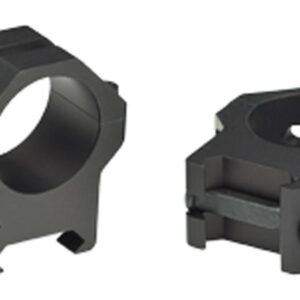 Weaver 4-Hole Tactical Picatinny Aluminum Scope Rings - Matte - 1" Medium