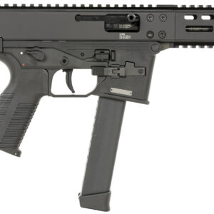 B&T Firearms 450002G GHM  9mm Luger 33+1 6.90", Tri-Lug Threaded Muzzle, Black, No Brace, Polymer Grips, Ambi Controls (Glock Mag Compatible)