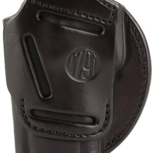 1791 Gunleather 3WH6SBRA 3-Way  IWB/OWB Size 06 Signature Brown Leather Belt Loop Fits Beretta 92 Fits Walther PPQ Fits Sig P320 Ambidextrous Hand