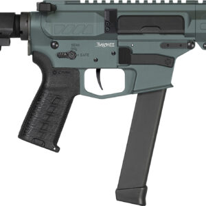 CMMG 99A890FCG Banshee MKGS 9mm Luger 33+1 5" Black Nitride Medium Taper Threaded Barrel, EML 4" M-LOK Handguards, Charcoal Green Cerakote Aluminum Picatinny Rail Receiver, CMMG Zeroed Grips