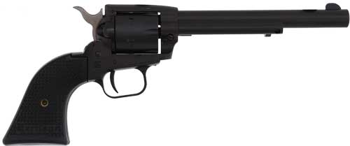 HERITAGE 22lr/22wmr Black - 6.5" Steel Frame Polymer Grip