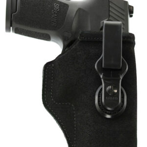Galco TUC664B Tuck-N-Go 2.0 IWB Black Leather UniClip/Stealth Clip Fits Sig P938 Ambidextrous