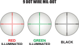 A picture of U394AOIEW RGB RETICLE with USA Gun Store