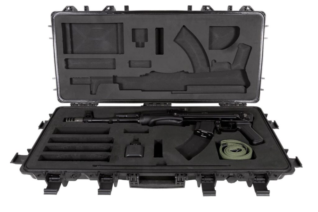 A picture of 0014176 sam7uf 85 762x39mm semi auto ak47 rifle with eternity premium gun case with USA Gun Store