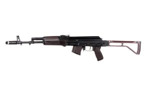 A picture of 0014193 arsenal sam7sf 762x39mm semi auto ak 47 plum rifle with aluminum side folding stock with cheek rest with USA Gun Store